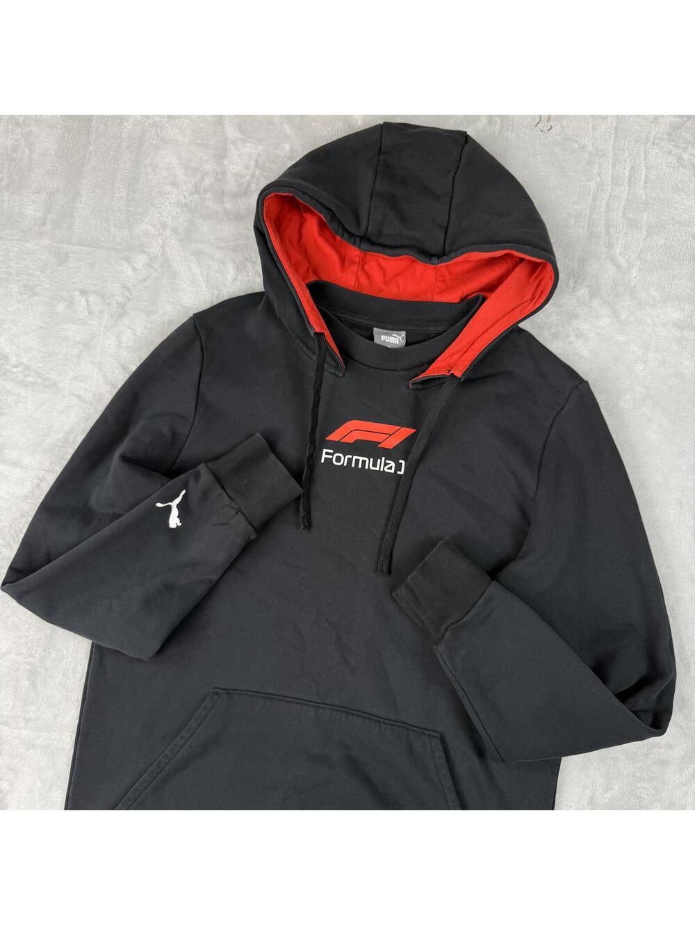 Puma x Formula 1 Hooded Sweatshirt Hoodie Size S Auto Racing Fleece Streetwear